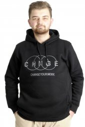 Mode XL Erkek Sweat Kapşon Kuplu CHNGE 22518 Siyah - 1