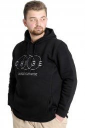 Mode XL Erkek Sweat Kapşon Kuplu CHNGE 22518 Siyah - 2