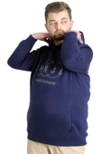 Mode XL Erkek Sweat Kapşon Kuplu CHNGE 22518 İndigo - 2
