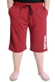 Mode XL Büyük Beden Erkek Kapri MD CLUB 23508 Bordo thumbnail 1