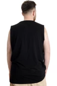 Mode XL Büyük Beden Erkek Atlet WHYNOT 23003 Siyah - 5