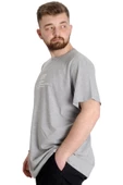 Mode XL Büyük Beden Erkek T-shirt LOST 23129 Grimelanj thumbnail 4