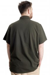 Mode XL Büyük Beden Erkek T-shirt Polo CHOOSE YOUR MODE 23321 Haki - 4