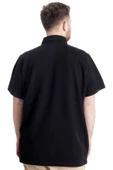 Mode XL Büyük Beden Erkek T-shirt Polo ADVENTURE 23323 Siyah - 4