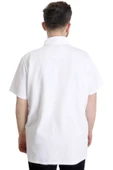 Mode XL Büyük Beden Erkek T-shirt Polo MODE TEAM 23324 Beyaz thumbnail 4