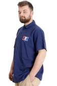 Mode XL Büyük Beden Erkek T-shirt Polo ABSOLUTE DESTINY 23335 İndigo - 3