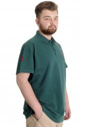 Mode XL Büyük Beden Erkek T-shirt Polo CAPTIAN 23338 Nefti - 3