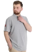 Mode XL Büyük Beden Erkek T-shirt Polo CAPTIAN 23338 Grimelanj thumbnail 3