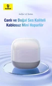Baseus 1800mAh Şarjlı Canlı Ses Kaliteli Kablosuz Mini Ses Bombası Hoparlör, Taşınabilir Su Geçirmez - 7
