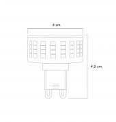 Heka Smd Led Ampul G9 9W 3000K ERD-270 - 2