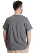 Mode XL Büyük Beden Erkek T-shirt YOUTHFUL 23107 Antramelanj - 4