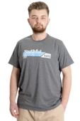 Mode XL Büyük Beden Erkek T-shirt YOUTHFUL 23107 Antramelanj - 1