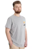 Mode XL Büyük Beden Erkek T-shirt UNIQUE 23111 Grimelanj thumbnail 3