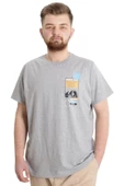 Mode XL Büyük Beden Erkek T-shirt UNIQUE 23111 Grimelanj thumbnail 1