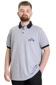 Mode XL Büyük Beden Erkek Polo T-shirt GOOD TIMES 23345 Grimelanj thumbnail 1