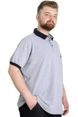 Mode XL Büyük Beden Erkek Polo T-shirt GOOD TIMES 23345 Grimelanj thumbnail 3