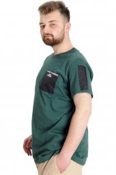 Mode XL Büyük Beden Erkek T-shirt CHNGYRMD 23123 Nefti - 2