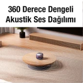 Baseus Mini 360 Derece Ses Dağılımı Dokunmatik 1800mAh Şarjlı 3 Modlu Bluetooth Hoparlör Ses Bombası - 8