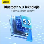 Baseus Mini 360 Derece Ses Dağılımı Dokunmatik 1800mAh Şarjlı 3 Modlu Bluetooth Hoparlör Ses Bombası - 5