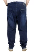 Mode XL Büyük Beden Kot Pantolon Klasik 5 Cep Lopez Blue 22926 Lacivert - 4