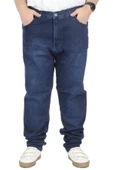 Mode XL Büyük Beden Kot Pantolon Klasik 5 Cep Lopez Blue 22926 Lacivert - 1