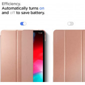 Spigen Apple iPad Pro 11" (2018) Kılıf Smart Fold Rose Gold - 3