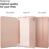 Spigen Apple iPad Pro 11" (2018) Kılıf Smart Fold Rose Gold - 4