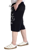 Mode XL Büyük Beden Kapri I DO NOT CARE 23512 Lacivert - 3