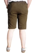Mode XL Büyük Beden Erkek Şort İnterlok 23515 Haki thumbnail 4