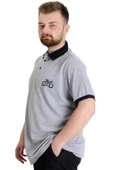 Mode XL Büyük Beden Erkek Polo T-shirt HIGH 23346 Grimelanj - 2