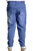 Mode XL Büyük Beden Erkek Kot Pantolon Klasik Pure Star 23907 Açık Mavi - 4