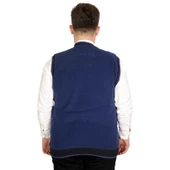 Mode XL Büyük Beden Erkek Süeter Vanize Selanik 20547 İndigo - 2