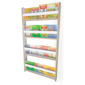 Montessori Çocuk Odası Eğitici Kitaplık 4 Raflı Mdf Kitaplık - Duvar Rafı - 5