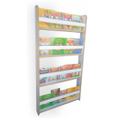 Montessori Çocuk Odası Eğitici Kitaplık 4 Raflı Mdf Kitaplık - Duvar Rafı - 6