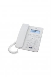 Karel Tm145 Ekranlı Masaüstü Telefon Beyaz - 1