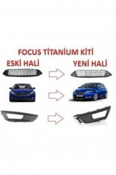 Ford Focus Titanium Ön Panjur Ve Sis Far Çerçeve Kiti 2015-2018 - 2