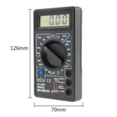 Dijital Avometre Multimetre Ölçü Aleti DT830D Buzırlı Problar Dahil - 3