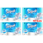 Selpak Tuvalet Kağıdı 48'li (12'li Uzunx4'lü Paket) - 1