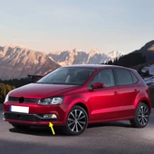 VW Polo 2015-2017 Ön Tampon Sol Sis Çerçevesi Kromlu 6C0854661C thumbnail 1