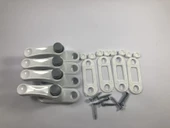 Metal Emniyet Kilidi Pimapen Kilidi Güvenlik Düğmeli Metal Kilit (4 Adet) - 1