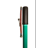 Top Pompası Bisiklet Pompası  Taşınabilir İnce El Pompası 40 cm Metal Yeşil Pompa - 5