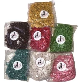 Dekoratif Vazo Taşı Renkli Saksı Taşı 5 Paket Renkli Dekoratif Taş Çakıl Taşı Küllük Taşı (4 Kilogrm) - 1