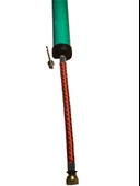 Top Pompası Bisiklet Pompası  Taşınabilir İnce El Pompası 40 cm Metal Yeşil Pompa - 6