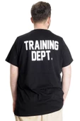 Mode XL Büyük Beden Erkek T-shirt TRAINING DEPT 23128 Siyah - 2