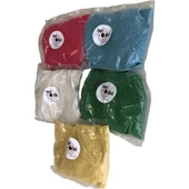 Renkli Dekoratif Kum Oyuncak Kumu  (5 Paket) Vazo Kumu Bahçe Dekor Saksı Terraryum Kum 3,5 Kg - 7