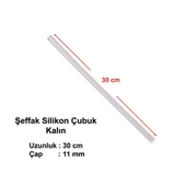 Sıcak Silikon Mum Tabancası Anahtarlı 40W ve 35 Adet Kalın Silikon Mum - 8