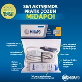 Midapo 12 V Çakmaklı Küçük Dalgıç Pompa Su Pompası Mazot Pompası - 2