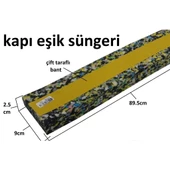 Yapışkanlı Kapı Altı Isı Yalıtım Süngeri Eşik Süngeri 4 Adet - 6