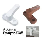 Plastik Pencere Emniyet Kilidi,Güvenlik Emniyet Kilidi (1 Adet) - 1