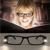 Led Kitap Gözlüğü Okuma Lambası Işıklı Camsız Panel Şeklinde - 5